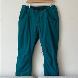 North Face Teal Women's SnowPants